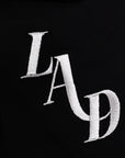 Pro Standard Los Angeles Dodgers Script Winners Circle Drop Shoulder Black Hoody