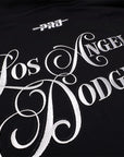 Pro Standard Los Angeles Dodgers Script Winners Circle Drop Shoulder Black Hoody
