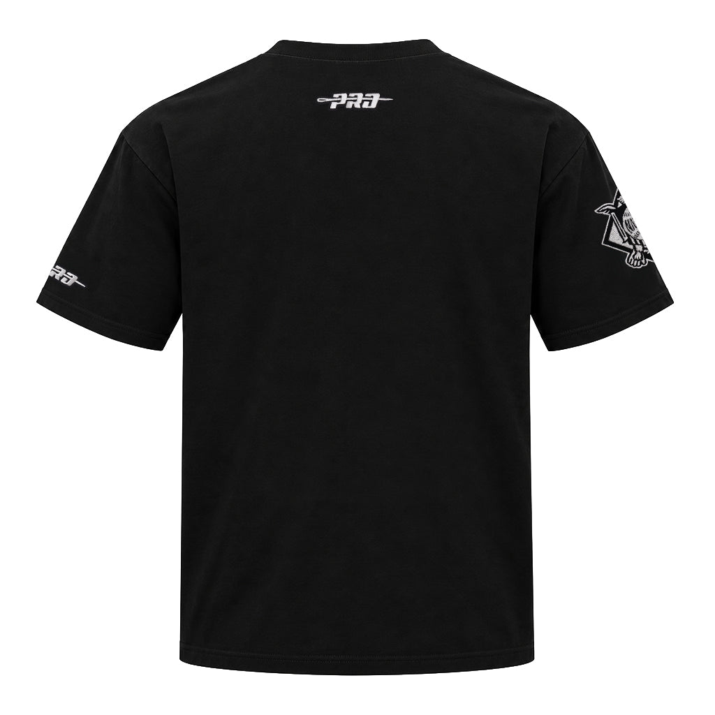 Pro Standard Los Angeles Dodgers Script Winners Circle Drop Shoulder Black Tee