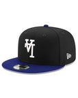 Los Angeles Dodgers Black Royal 2 Tone Upside Down Logo 9Fifty Snapback
