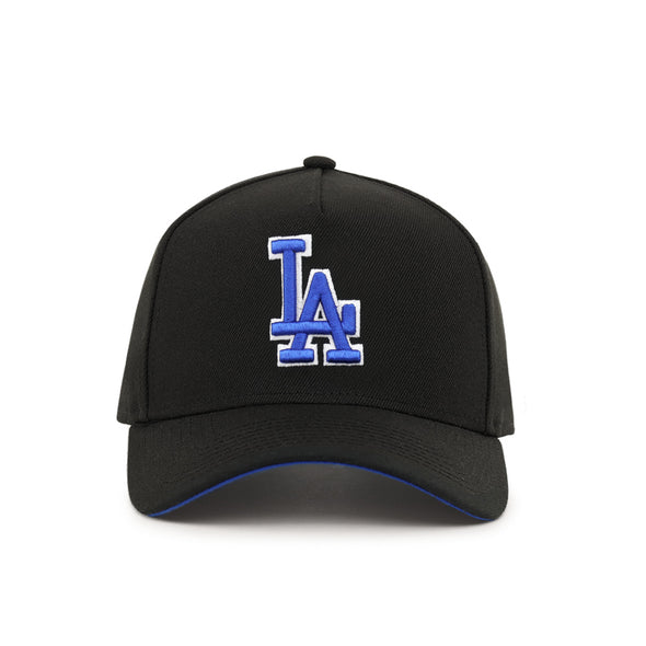 Los Angeles Dodgers Black 75th World Series SP 9Forty A-Frame Snapback
