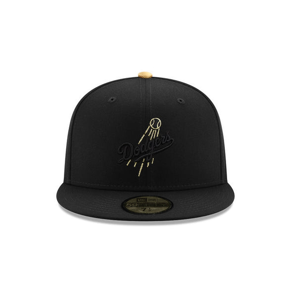 Los Angeles Dodgers Alternate Logo Black Metallic Gold 1988 World Series SP 59Fifty Fitted