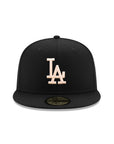 Los Angeles Dodgers Black On Peach 2020 World Series SP 59Fifty Fitted