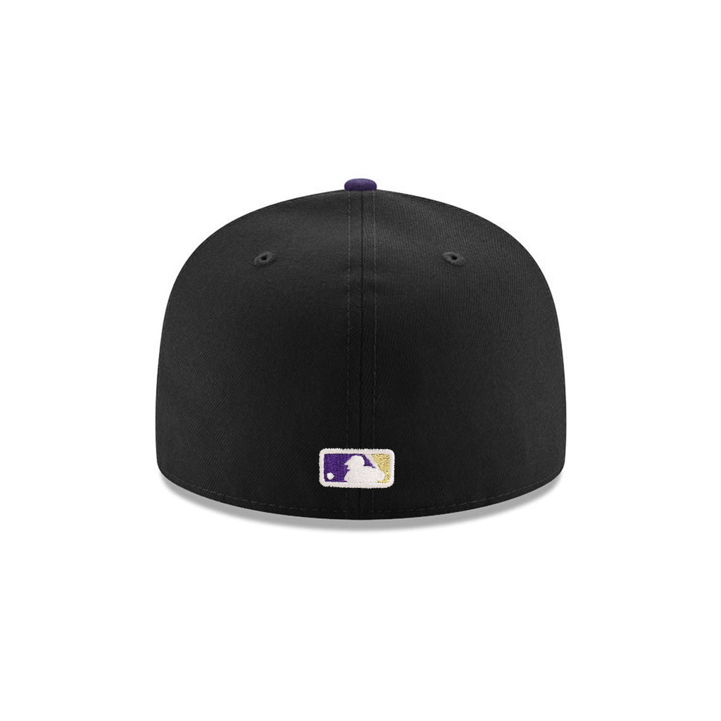 Los Angeles Dodgers Black Purple 2 Tone 8X World Series Champions Ring SP 59Fifty Fitted