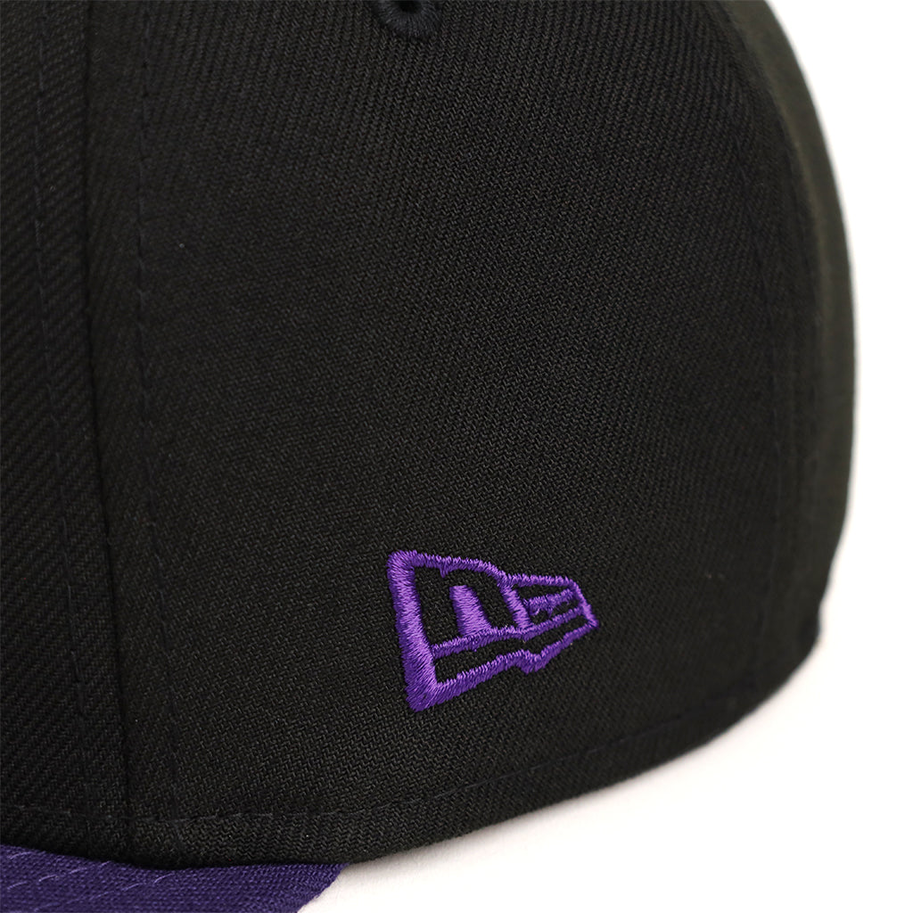 Los Angeles Dodgers Black Purple 2 Tone 8X World Series Champions Ring SP 59Fifty Fitted