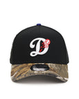 Los Angeles Dodgers Black Real Tree 40th Anniversary SP 9Forty A-Frame Snapback