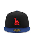 Los Angeles Dodgers Black Blue 2 Tone 40th Anniversary SP 59Fifty Fitted