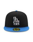 Los Angeles Dodgers Black Blue 50th Anniversary SP 59Fifty Fitted