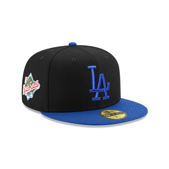 Los Angeles Dodgers Black Royal 2 Tone 1988 World Series SP 59Fifty Fitted