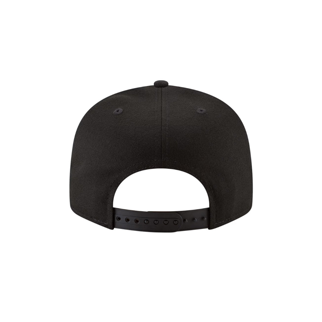 Los Angeles Dodgers Black On White Back-to-Back 2024-2025 World Series Champions Old English Side Patch 9Fifty Snapback