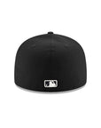 Los Angeles Dodgers Black on White Metal Badge 59Fifty Fitted