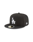 Los Angeles Dodgers Black On White Youth 59Fifty Fitted