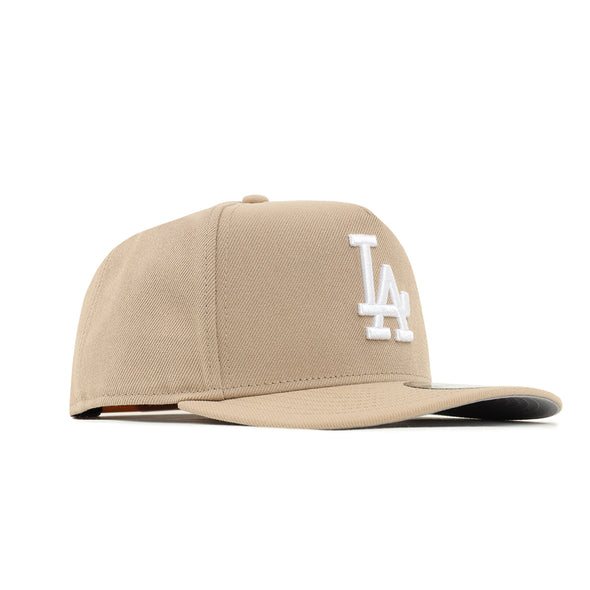 Los Angeles Dodgers Camel 9Fifty A-Frame Snapback