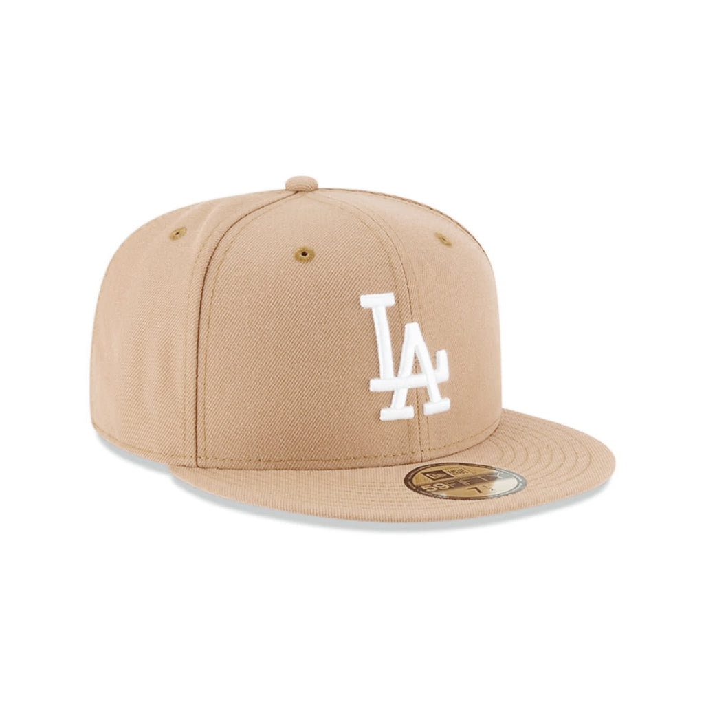 Los Angeles Dodgers Camel On White 59Fifty Fitted