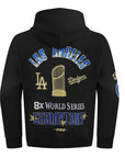 Pro Standard Los Angeles Dodgers 8 Time 2024 World Series Champions Black Pullover Hoody