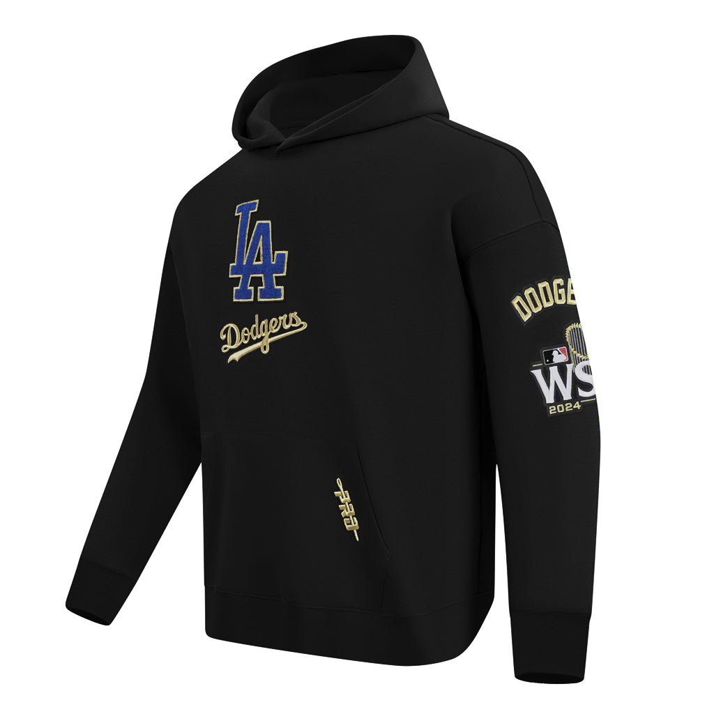 Pro Standard Los Angeles Dodgers 8 Time 2024 World Series Champions Black Pullover Hoody