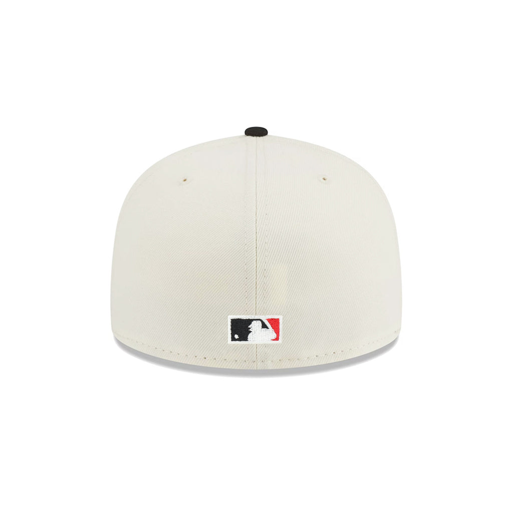 Los Angeles Dodgers Chrome Black 2 Tone 50th Anniversary SP 59Fifty Fitted