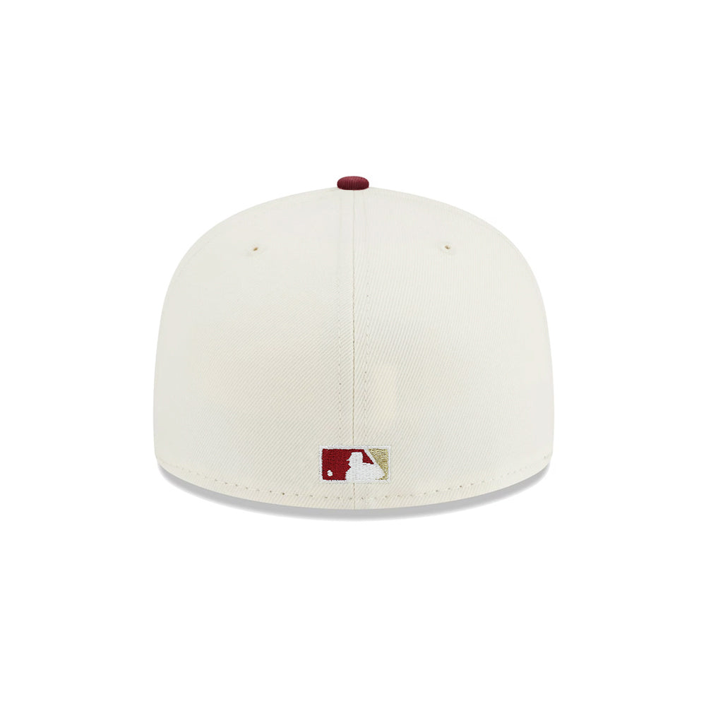 Los Angeles Dodgers Chrome Cardinal 2 Tone 100th Anniversary SP 59Fifty Fitted