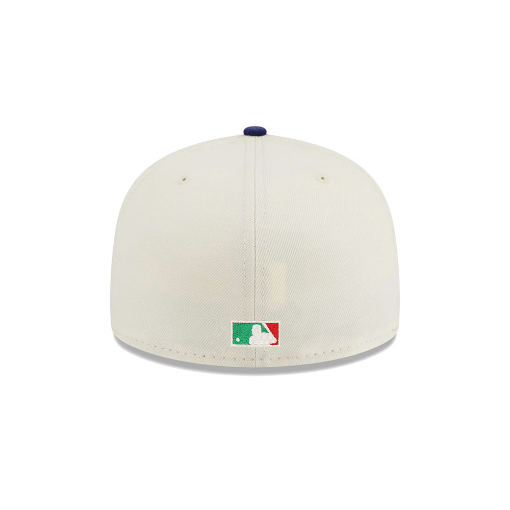 Los Angeles Dodgers Wordmark Chrome Royal 2 Tone Bicentennial SP 59Fifty Fitted