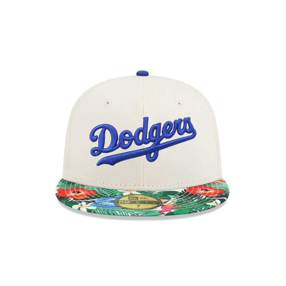 Los Angeles Dodgers Chrome Floral 2 Tone MLB Batterman SP 59Fifty Fitted