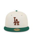 Los Angeles Dodgers Chrome Green 2 Tone 60th Anniversary SP 59Fifty Fitted