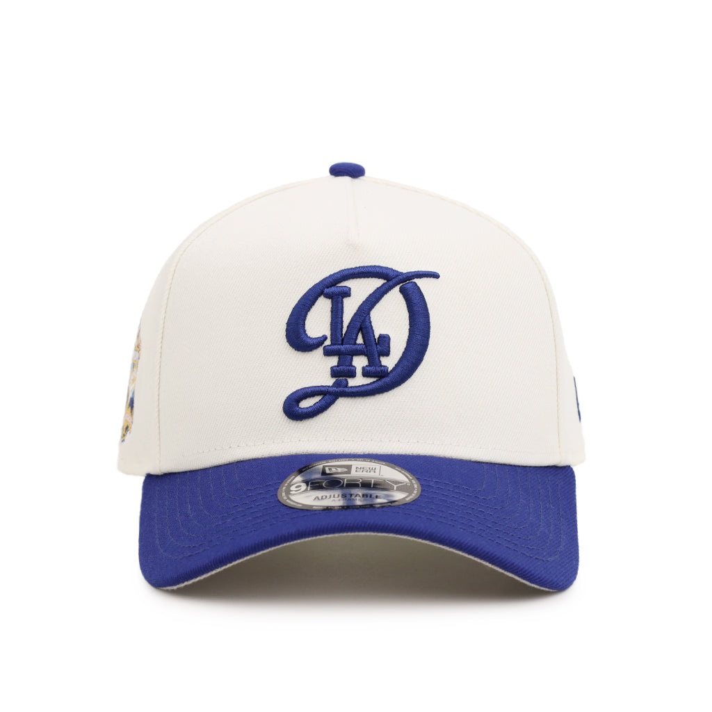 Los Angeles Dodgers City Connect Chrome Royal 40th Anniversary SP 9Forty A-Frame Snapback