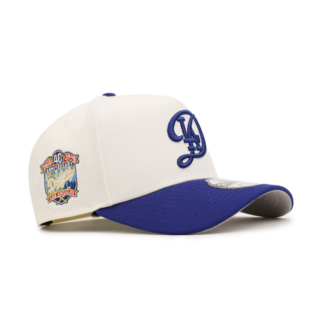 Los Angeles Dodgers City Connect Chrome Royal 40th Anniversary SP 9Forty A-Frame Snapback