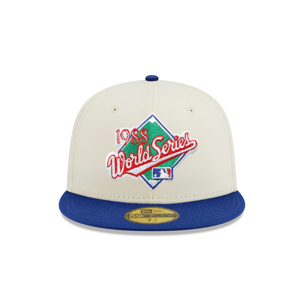 Los Angeles Dodgers 1988 World Series Chrome Royal 2 Tone Alternate Logo SP 59Fifty Fitted