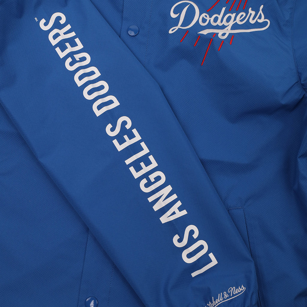 Mitchell &amp; Ness Los Angeles Dodgers Royal Hooded Coaches Jacket
