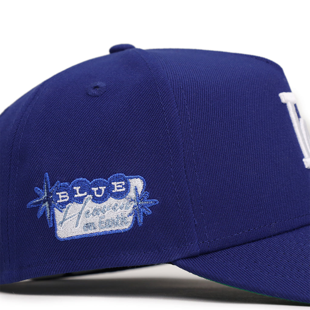 Los Angeles Dodgers Royal On White Blue Heaven On Earth SP 9Forty A-Frame Snapback