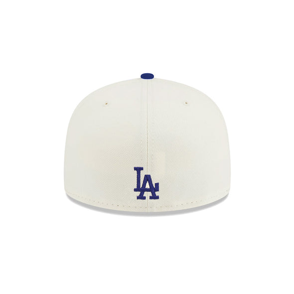 Los Angeles Dodgers Dodger Dog Mascot Chrome Royal 2 Tone Stadium 60th Anniversary SP 59Fifty Fitted