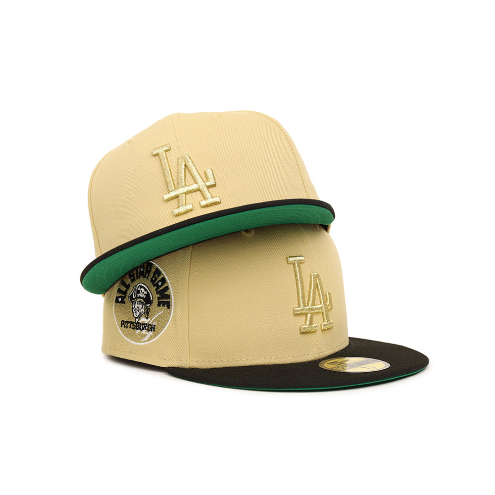 Los Angeles Dodgers Vegas Gold Black 2 Tone 1974 All Star Game SP 59Fifty Fitted