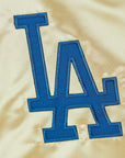 Mitchell & Ness Los Angeles Dodgers Lightweight Gold Satin Jacket