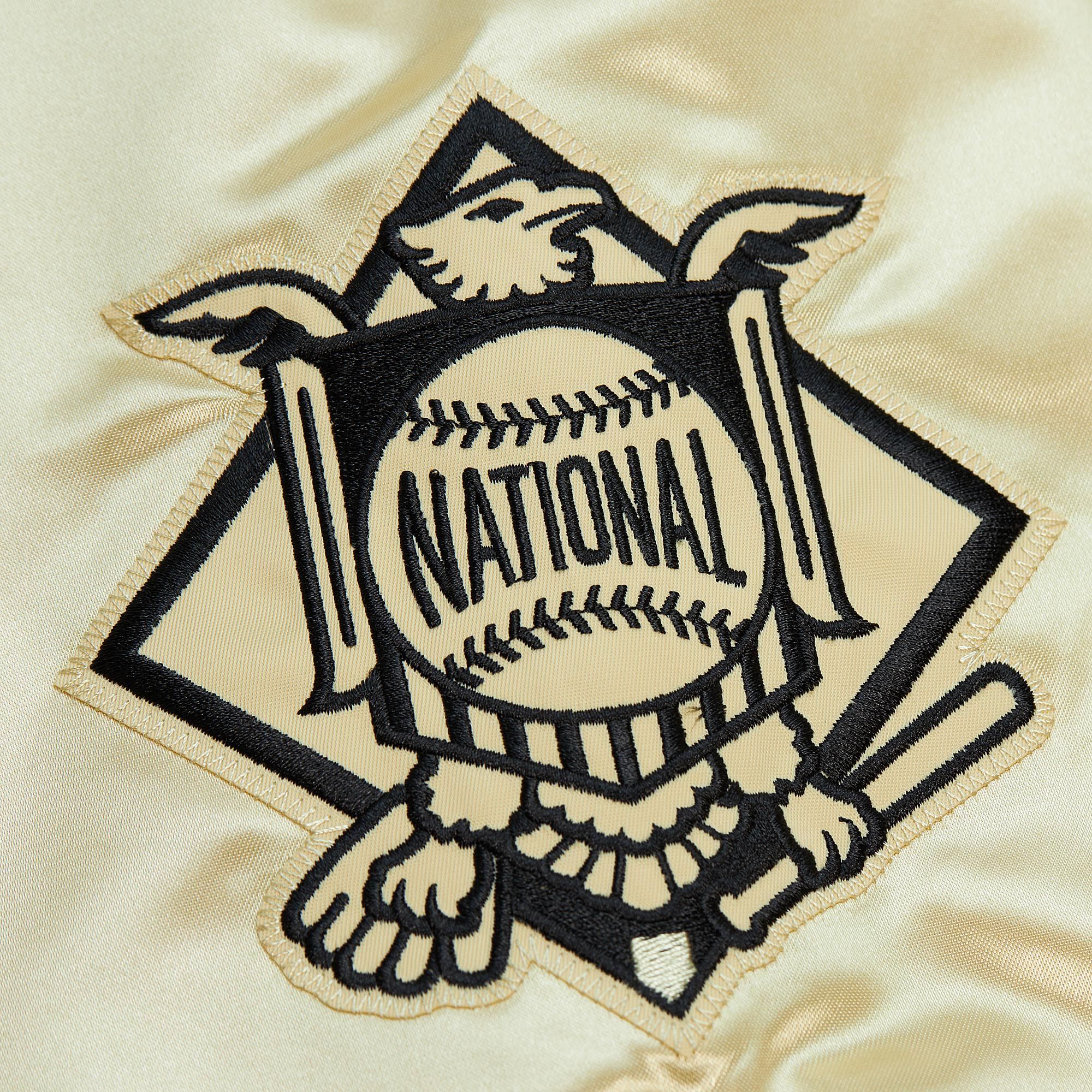 Mitchell &amp; Ness Los Angeles Dodgers Lightweight Gold Satin Jacket