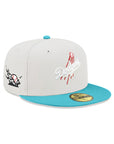Los Angeles Dodgers Alternate Logo Stone Aqua 2 Tone 2007 Splash Hit All Star Game SP 59Fifty Fitted