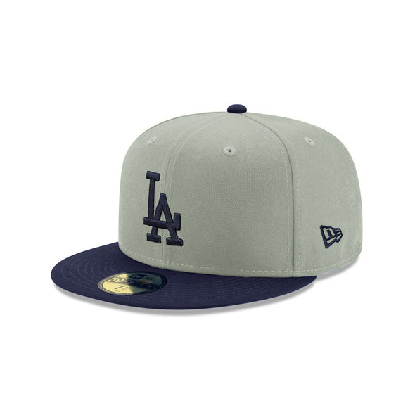 Los Angeles Dodgers Evergreen Ocean Side Blue 2 Tone 59Fifty Fitted Cap