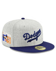 Brooklyn Dodgers Wordmark Heather Gray Royal 2 Tone Jackie Robinson 75th Anniversary SP 59Fifty Fitted