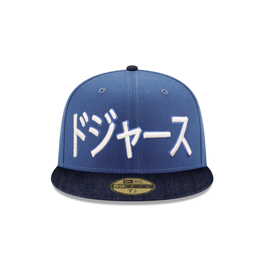 Los Angeles Dodgers Katakana Indigo Denim Tokyo Series SP 59Fifty