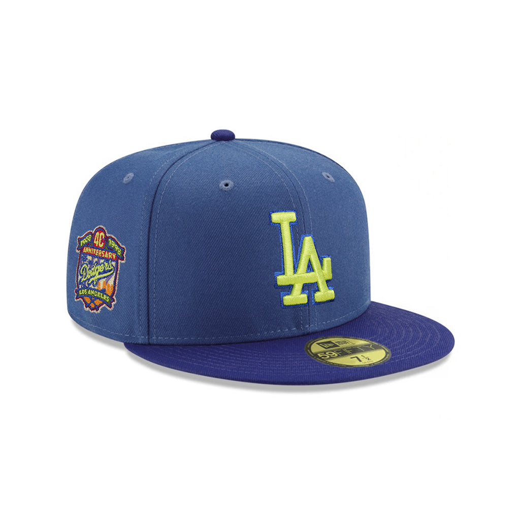 Los Angeles Dodgers Indigo Royal 40th Anniversary SP 59Fifty Fitted