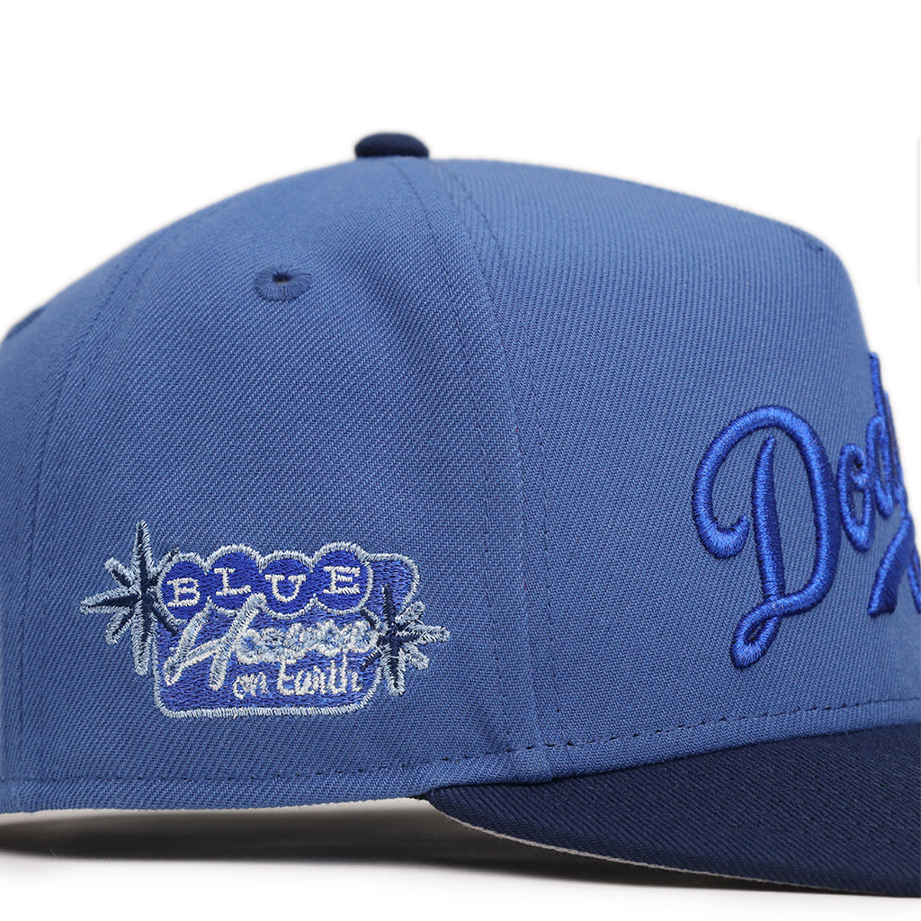 Los Angeles Dodgers 2 Tone Blue Heaven On Earth SP 9Fifty A-Frame Snapback