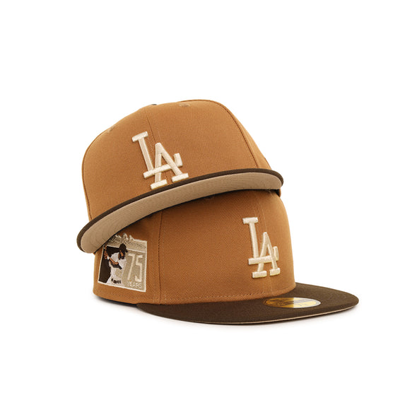 Los Angeles Dodgers Bronze Walnut 2 Tone Jackie Robinson 75th Anniversary SP 59Fifty Fitted