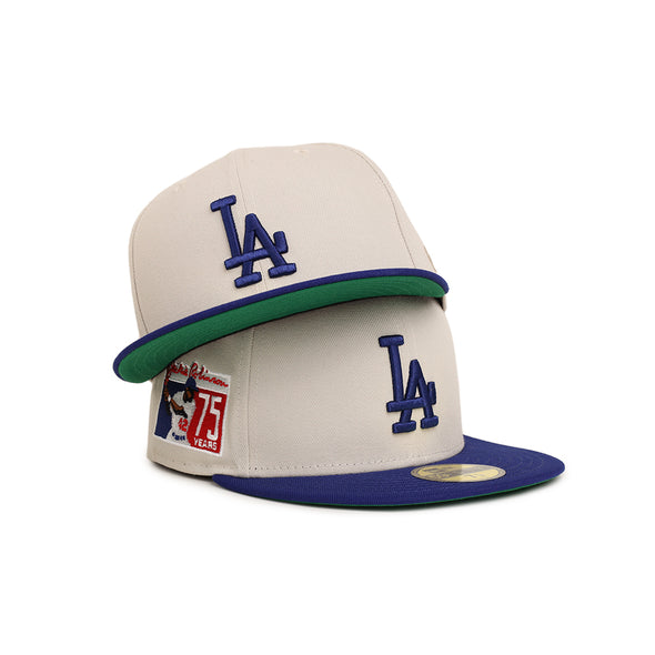 Los Angeles Dodgers Stone Royal 2 Tone Jackie Robinson 75th Anniversary SP 59Fifty Fitted