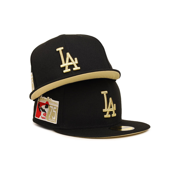 Los Angeles Dodgers Black Gold Jackie Robinson 75th Anniversary SP 59Fifty Fitted