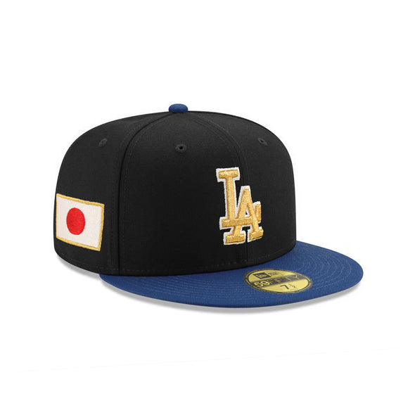 Los Angeles Dodgers X Japan Black Blue 2 Tone 59Fifty Fitted