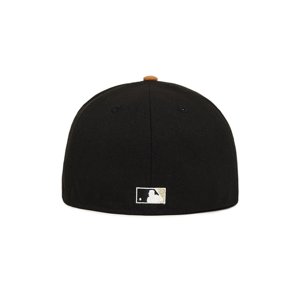 Los Angeles Dodgers Wordmark Black Bronze 2 Tone Dodger Stadium 60th Anniversary SP 59Fifty Fitted