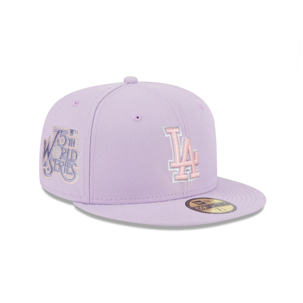 Los Angeles Dodgers Lavender 75th World Series SP 59Fifty Fitted