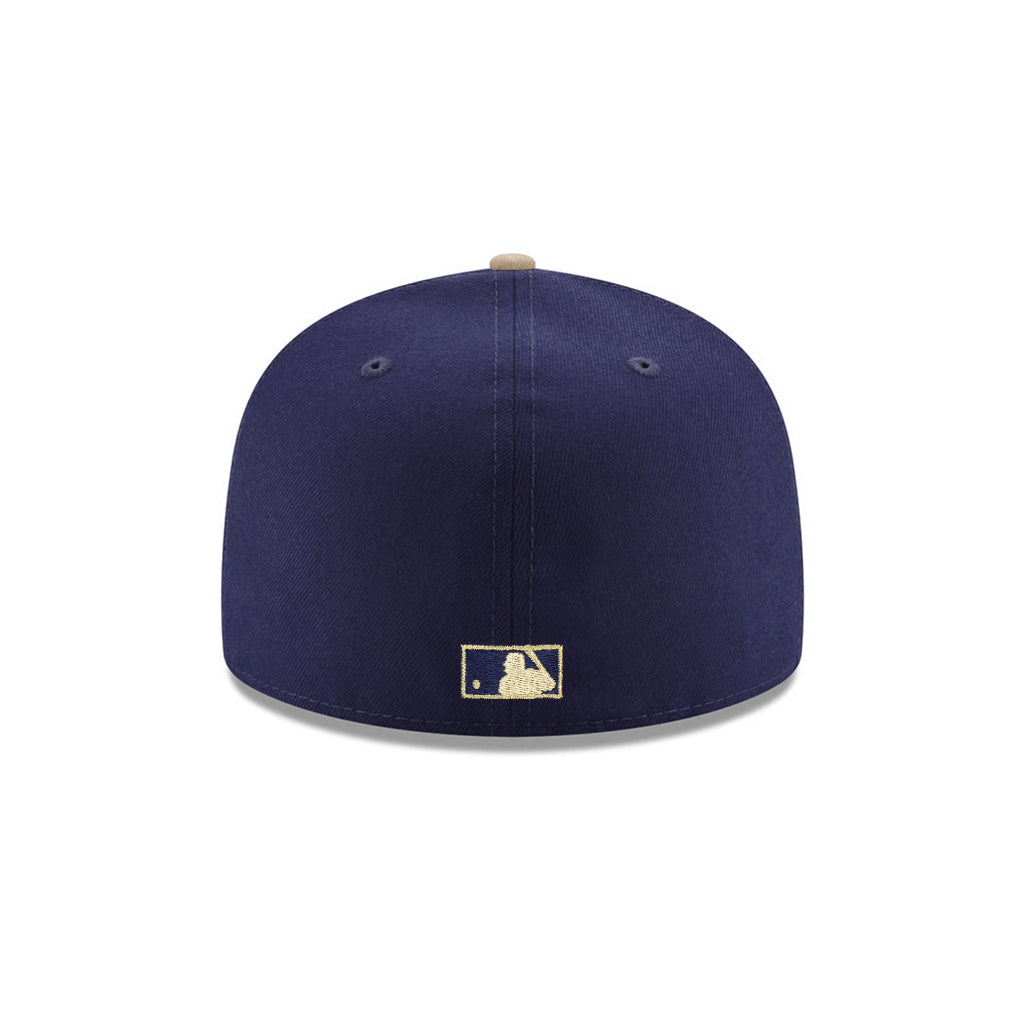 Los Angeles Dodgers Navy Camel 2 Tone Dodger Stadium 40th Anniversary SP Blue 59Fifty Fitted