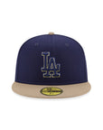 Los Angeles Dodgers Navy Camel 2 Tone Dodger Stadium 40th Anniversary SP Blue 59Fifty Fitted