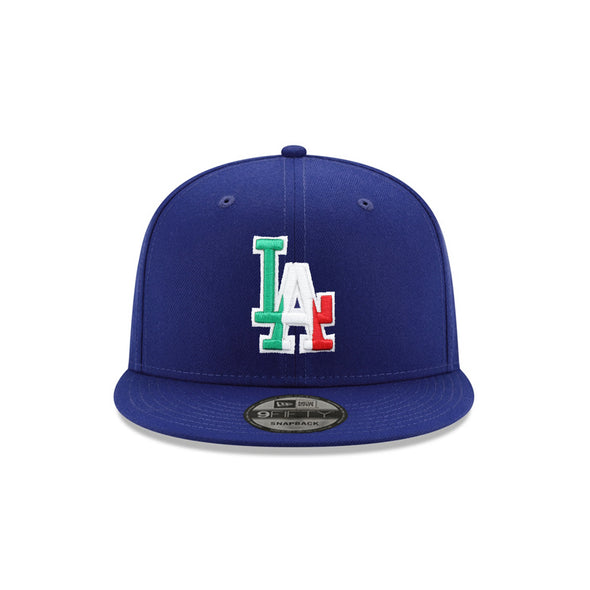 Los Angeles Dodgers Royal Mexico Flag SP 9Fifty Snapback