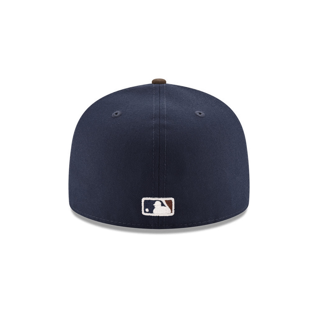 Los Angeles Dodgers Navy Brown 2 Tone 2024 World Series Champions SP 59Fifty Fitted